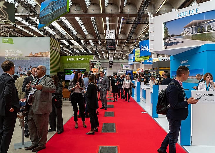 An IMEX travel trade show even in Frankfurt, Germany.