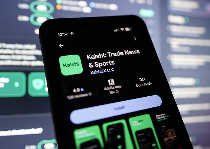 The Kalshi app as seen from the App store.