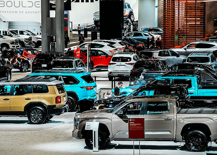 Cars showcased at the New York Auto Show media day event in New York City.