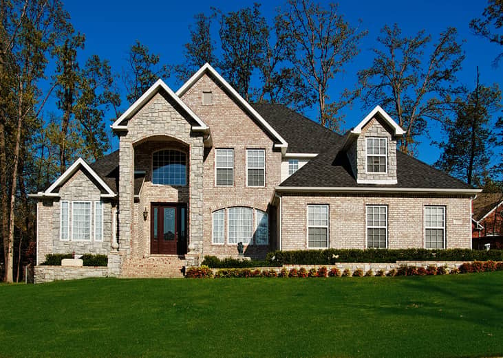 A modern two-story suburban home.