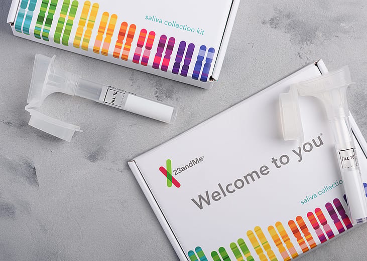 23andMe test collection kits