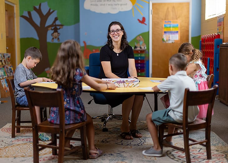 Katy Duckstein runs a hybrid homeschool program near Pittsburgh. Pennsylvania officials call it an “uncertified childcare facility.”