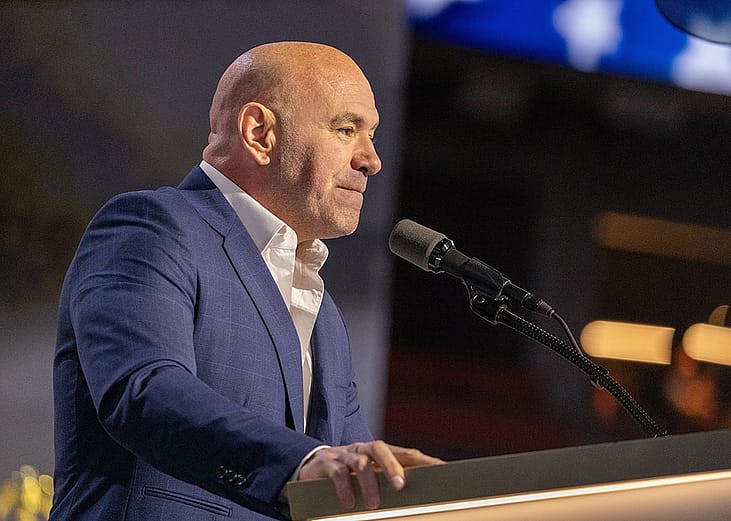 Dana White, CEO of Ultimate Fighting Championship at the Republican National Convention.