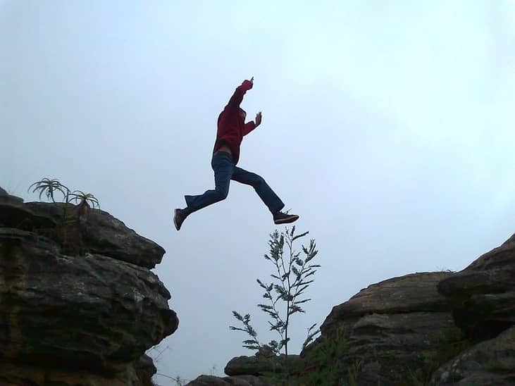 "If you don't risk anything..."
