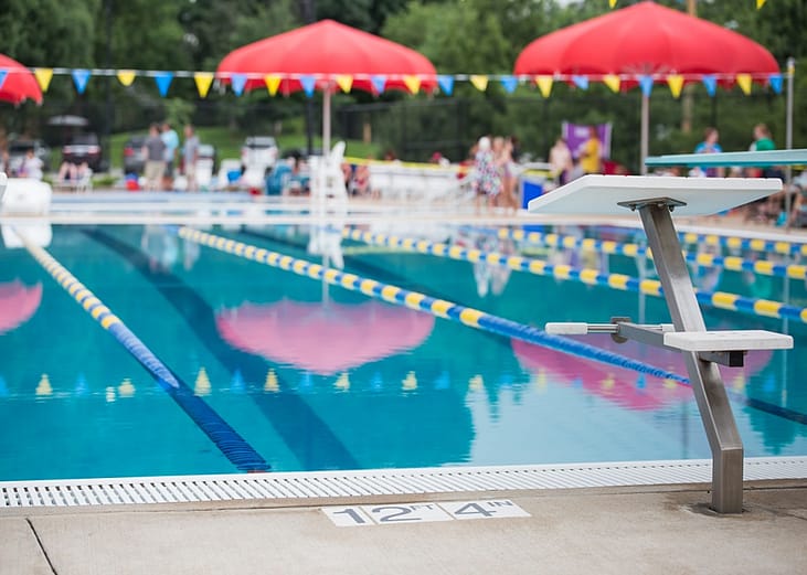A community pool.