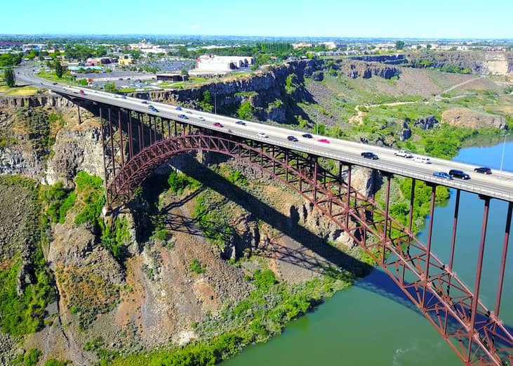 Perrine Bridge in Twin Falls, Idaho
