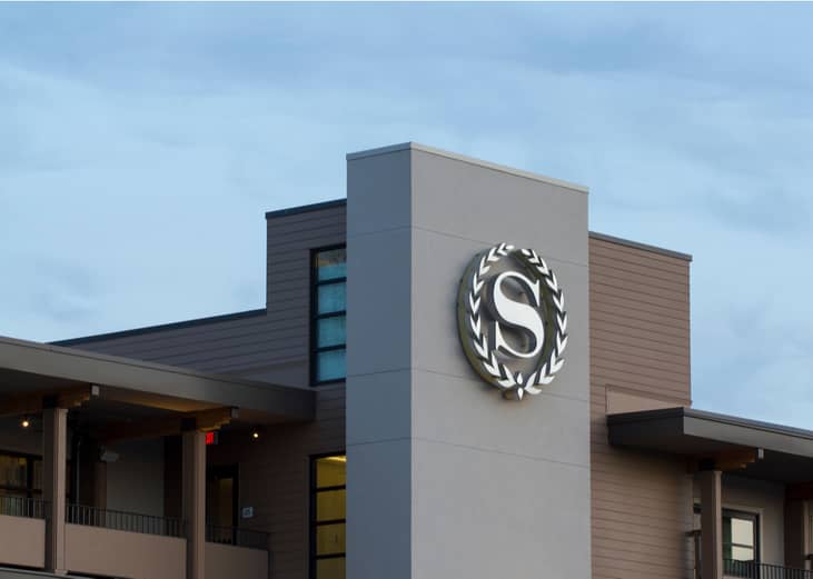 The Sheraton in Redding, California