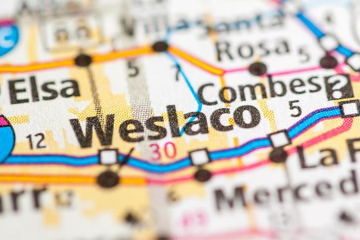 U.S. border towns that would be affected by the border wall