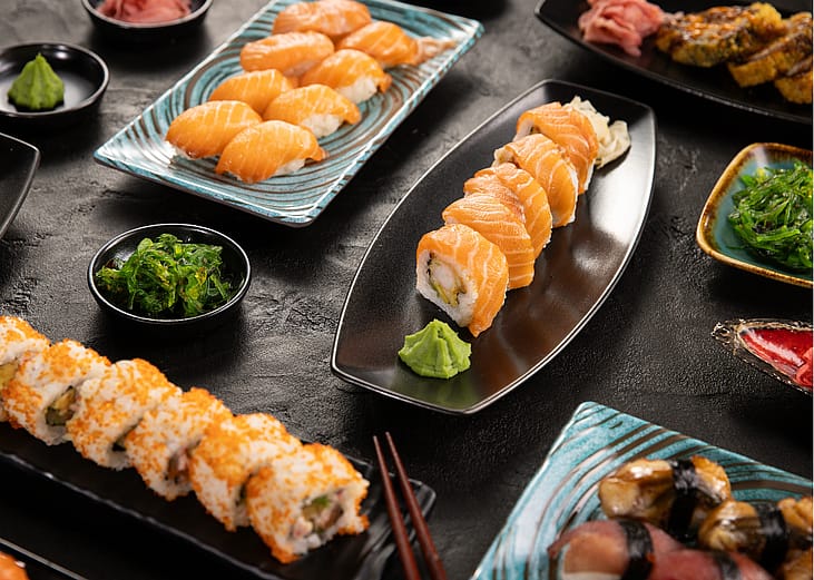 Highest-rated sushi restaurants in the Warner Robins area by diners