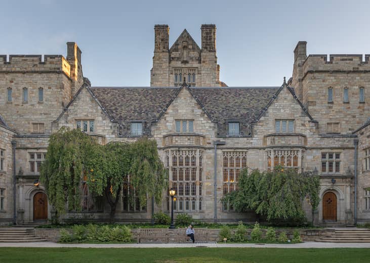 A Saybrook College building at Yale University.