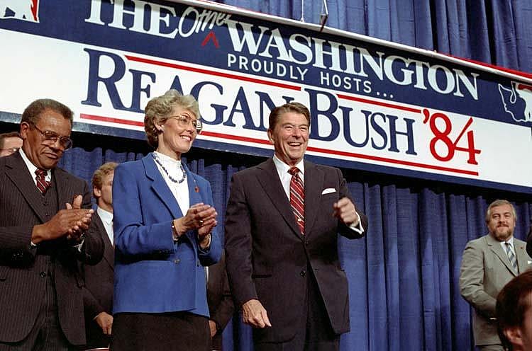 #3. 1984 election: Ronald Reagan vs. Walter F. Mondale