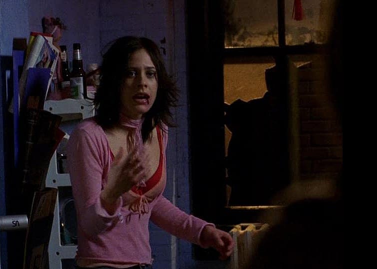 Katherine Moennig in a scene from Law & Order: Special Victims Unit 