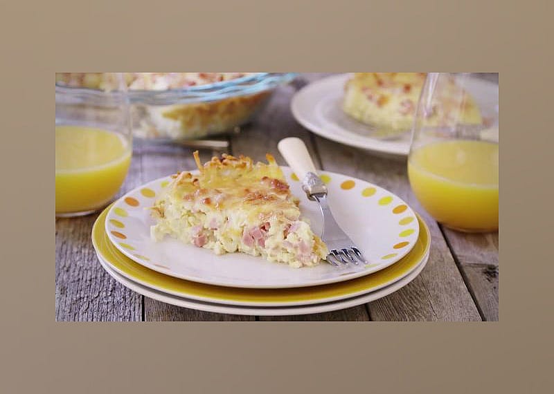 Ham and Cheese Breakfast Quiche