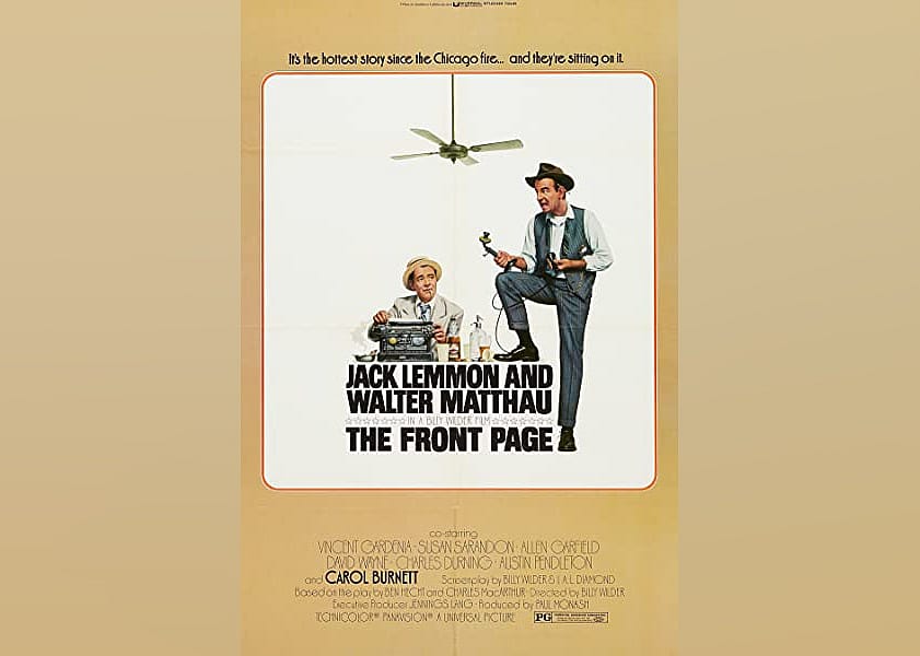#39. The Front Page (1974)