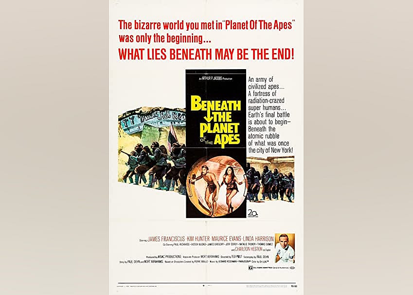 #46. Beneath the Planet of the Apes (1970)