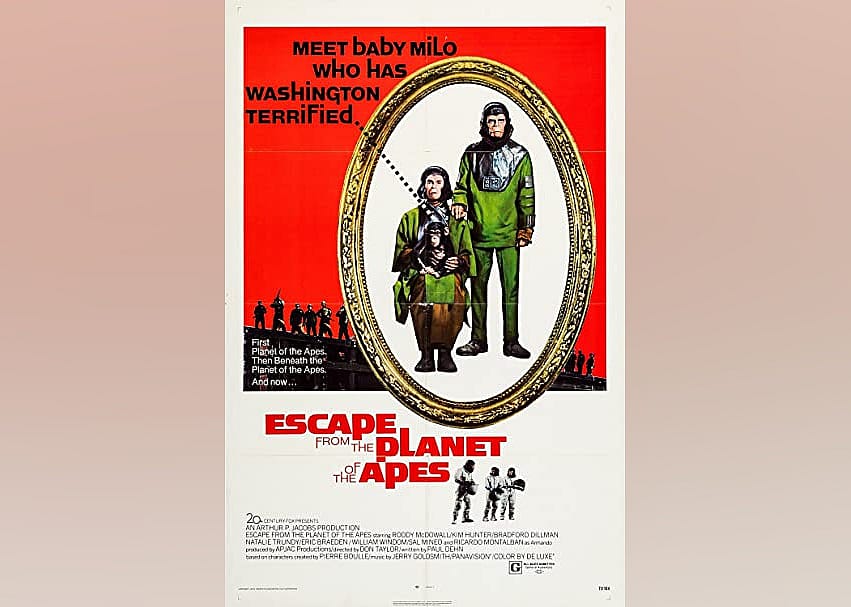 #28. Escape from the Planet of the Apes (1971)