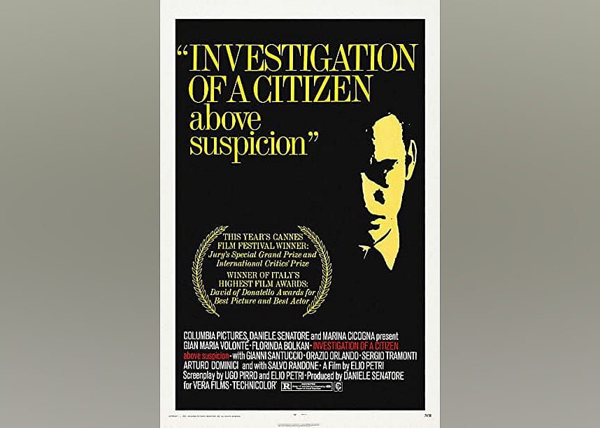 #15. Investigation of a Citizen Above Suspicion (1970)
