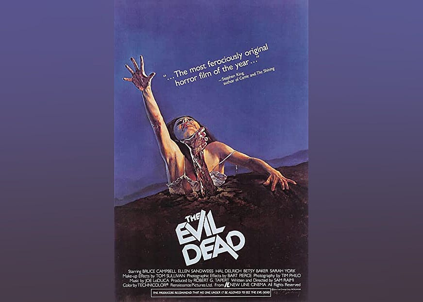 #7. The Evil Dead (1981)