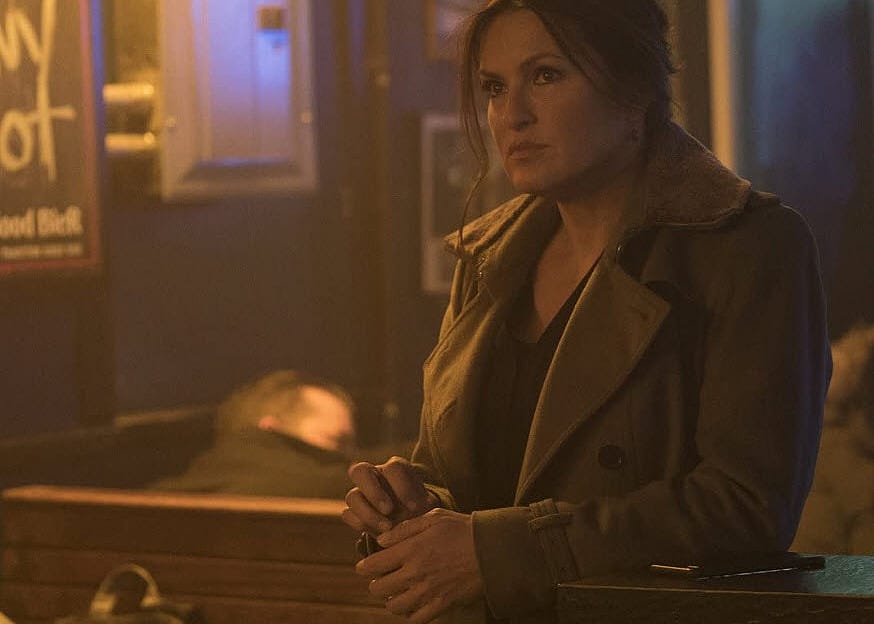 Mariska Hargitay in a scene from Law & Order: Special Victims Unit 