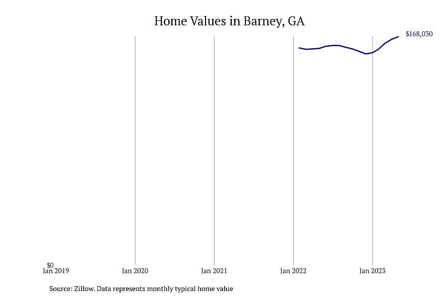 #10. Barney, GA