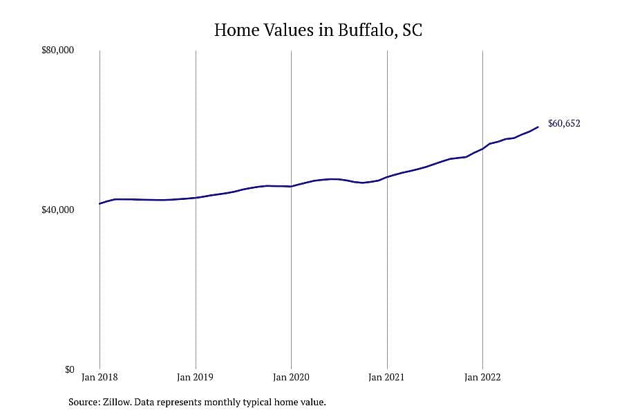 #3. Buffalo, SC