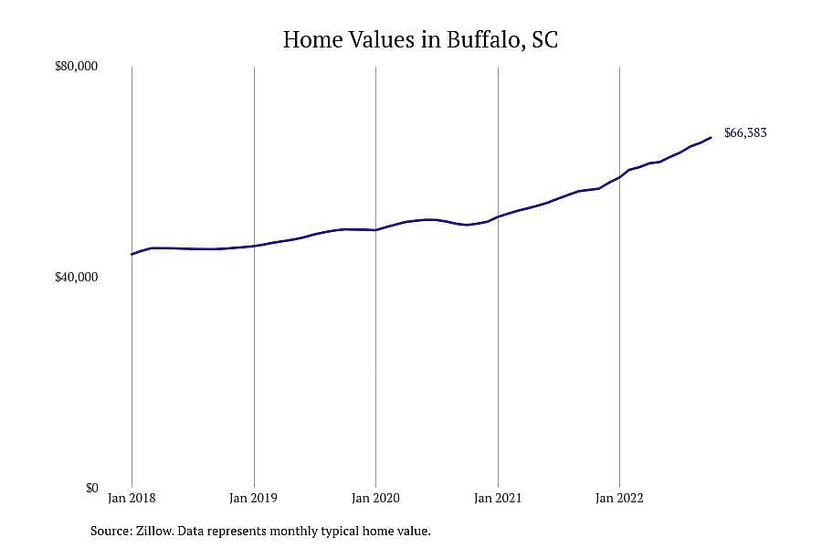 #3. Buffalo, SC