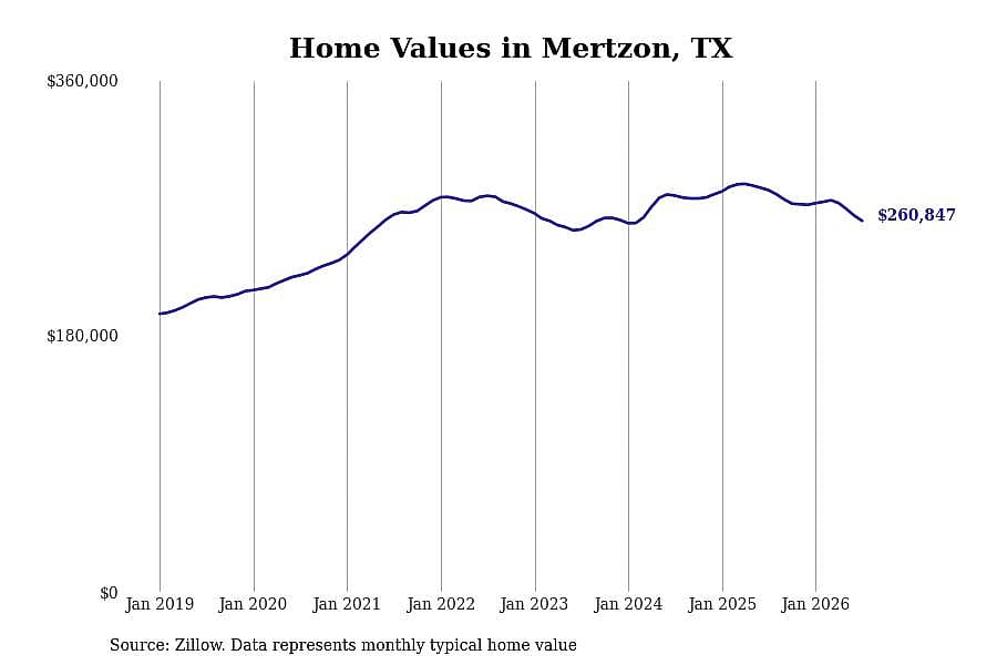 #3. Mertzon, TX
