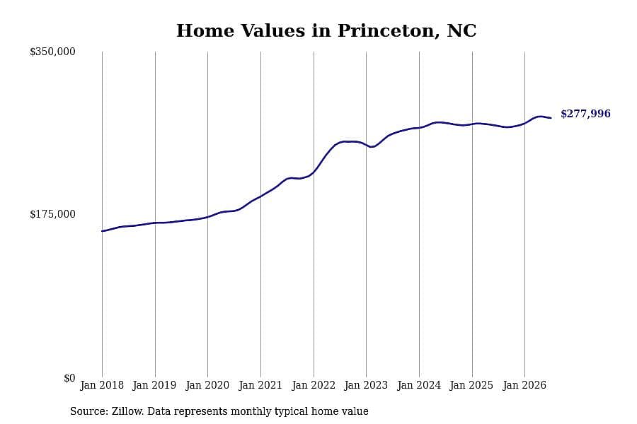 #2. Princeton, NC