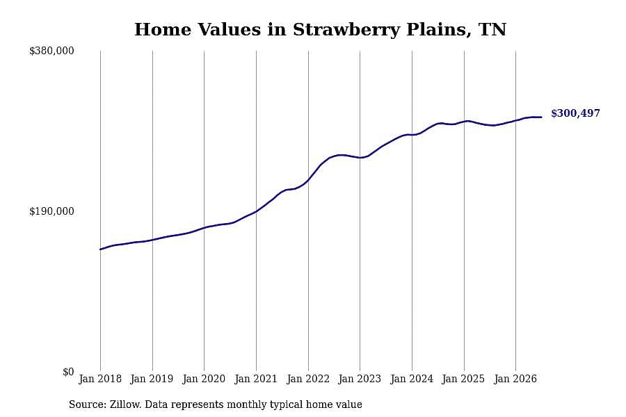#7. Strawberry Plains, TN