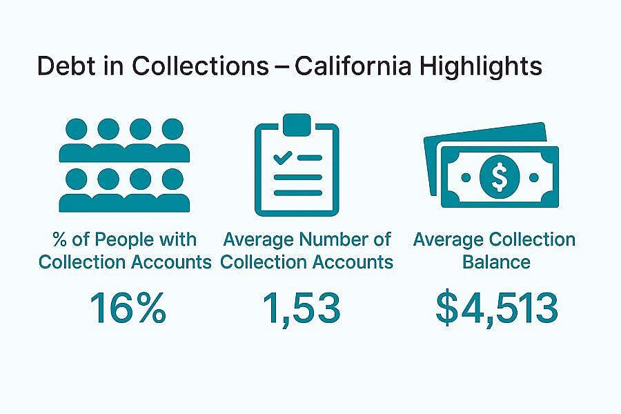 Debt in collections - California highlights.