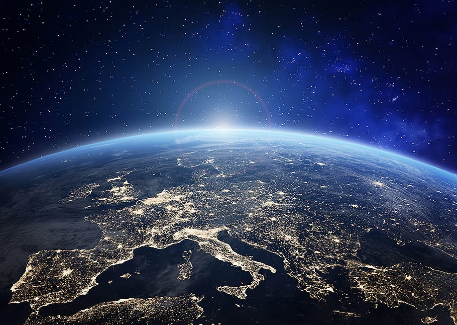 Planet earth viewed from space. — NicoElNino // Shutterstock