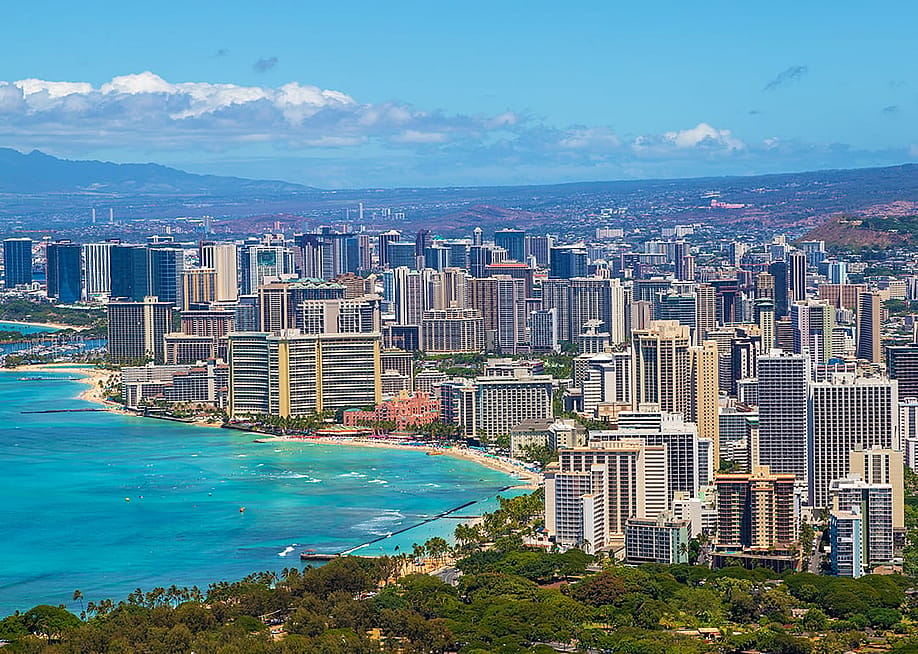 Skyline of Honolulu City, Hawaii. — Ronnie Chua // Shutterstock