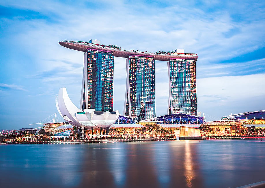 Skyline of Singapore's Marina Bay Sands. — Melinda Nagy // Shutterstock