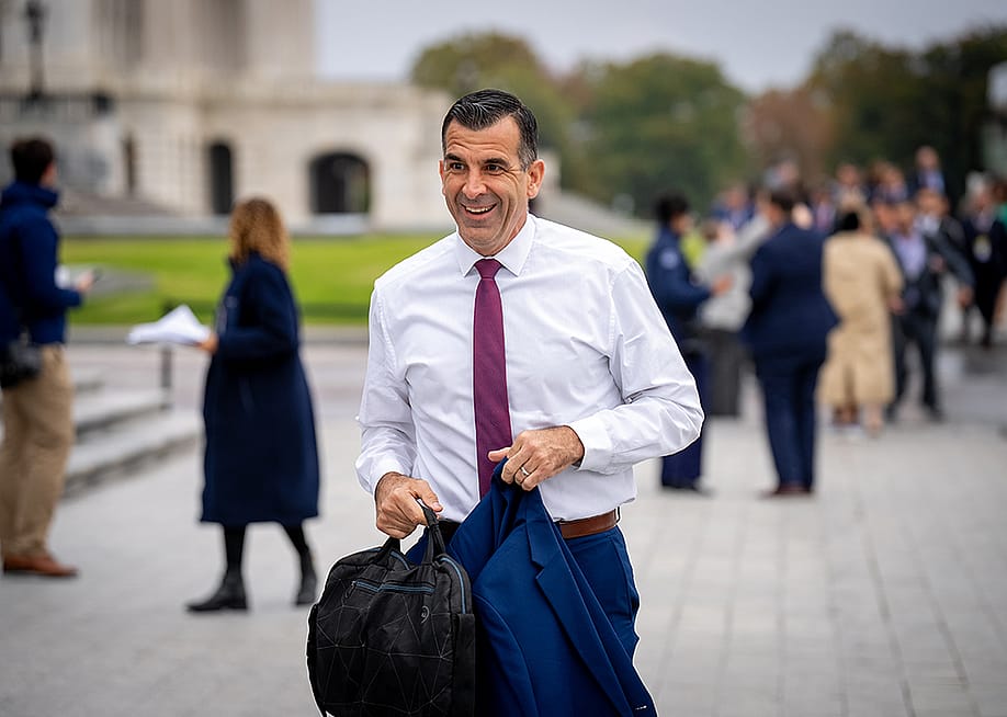 U.S. Representative Sam Liccardo on the steps of the House of Representatives at the U.S. Capitol Building in Washington, D.C. — Andrew Harnik // Getty Images