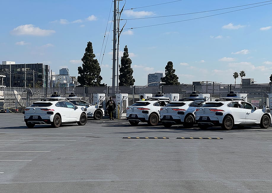 A Waymo parking lot in Culver City, California. — CLS Digital Arts // Shutterstock