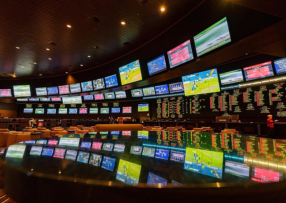 Sports bar of the Sunset Station Casino in Las Vegas, NV. — Kit Leong // Shutterstock