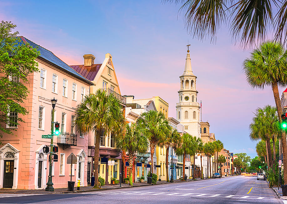 The French Quarter neighborhood in Charleston, South Carolina. — Sean Pavone // Shutterstock