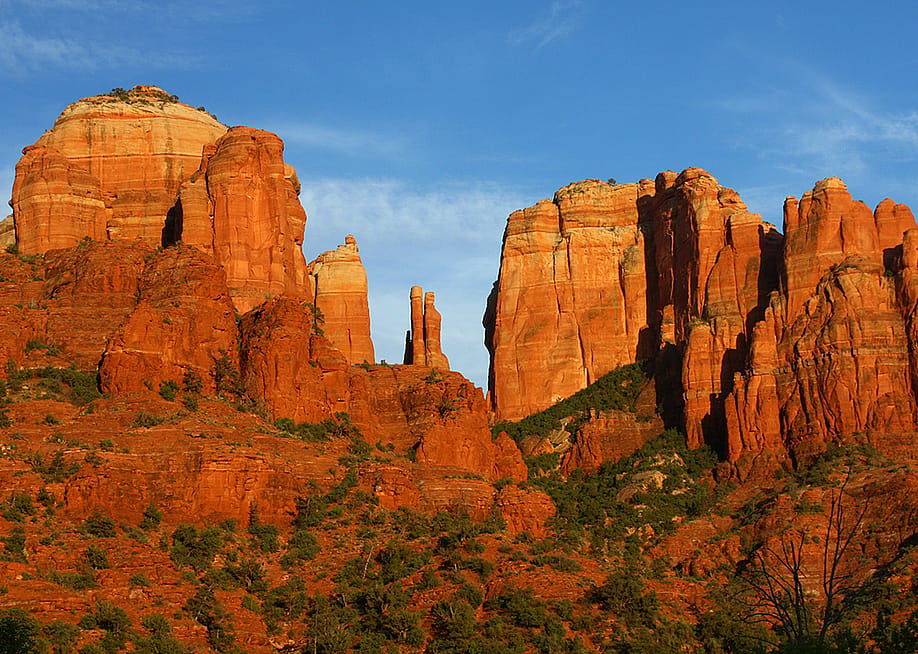 Sedona's Cathedral Rock during sunset. — Steve Bower // Shutterstock
