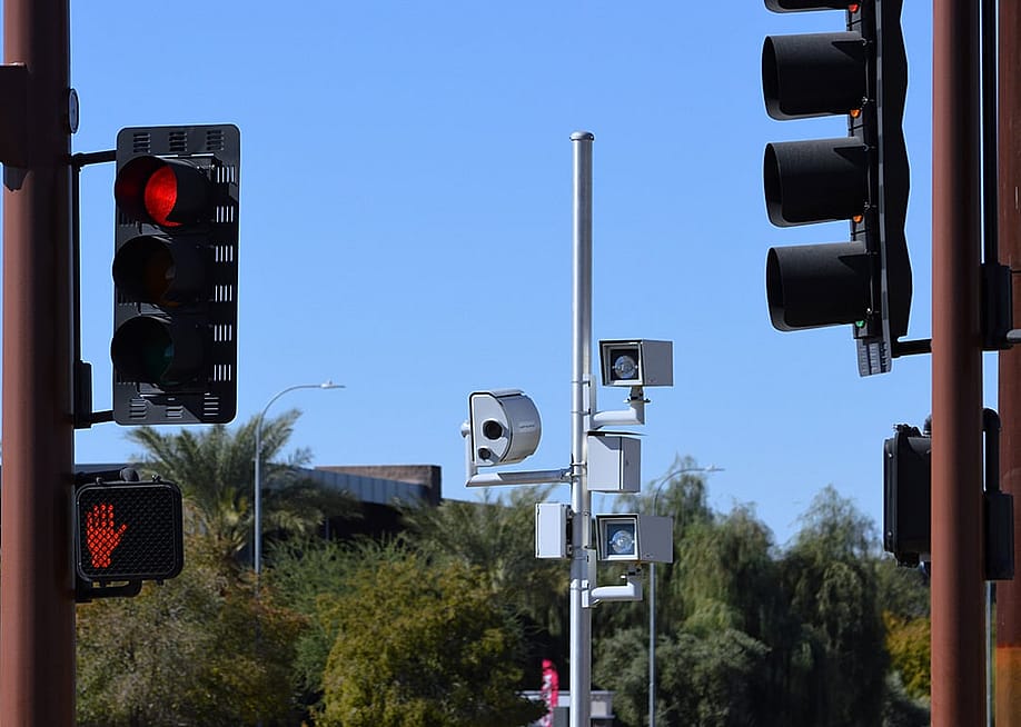 Enforcement cameras along traffic lights. — Around the World Photos // Shutterstock