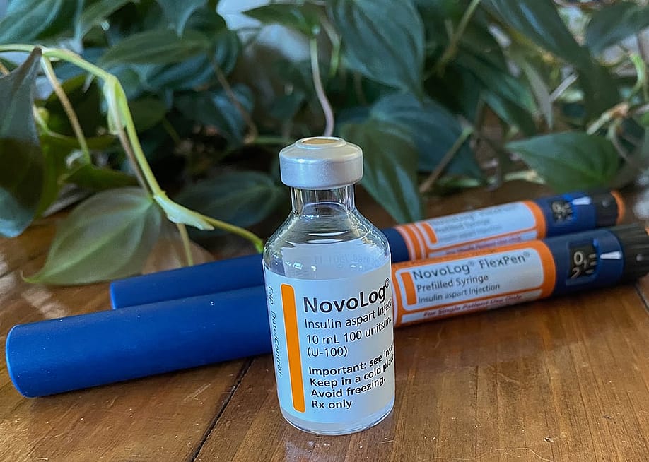 NovoLog insulin in bottle and pen forms. — zoehaswitt // Shutterstock