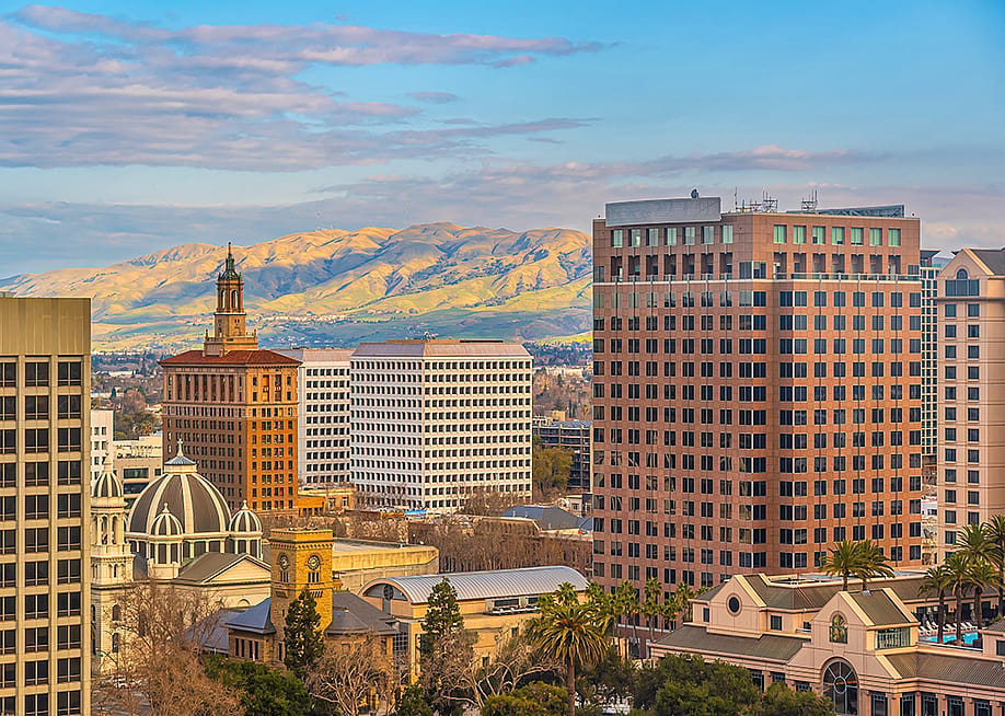 Skyline of downtown San Jose in California. — f11photo // Shutterstock