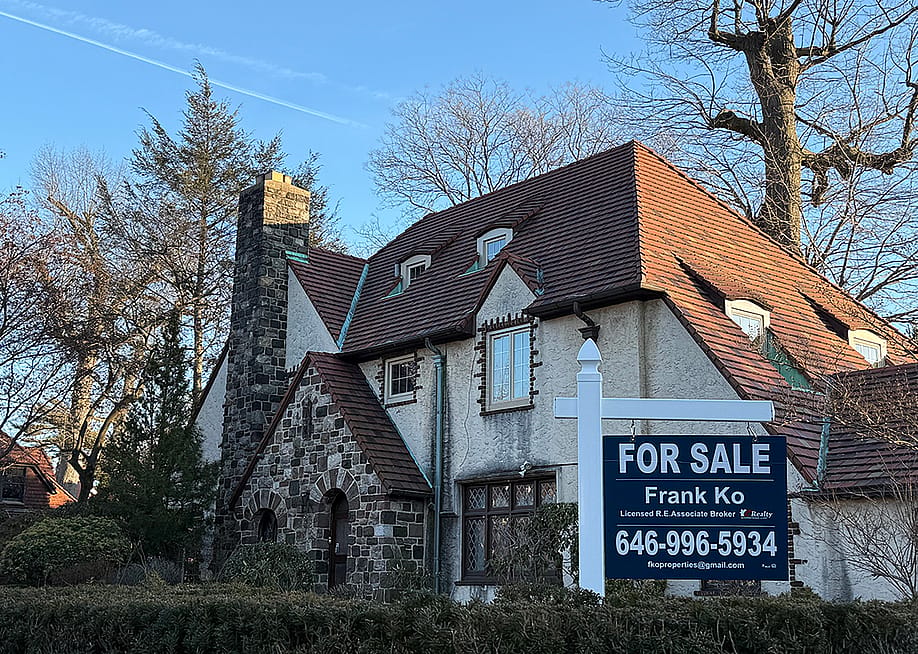 A large home for sale in Forest Hills Gardens, Queens, New York. — Lindsey Nicholson/UCG // Universal Images Group via Getty Images