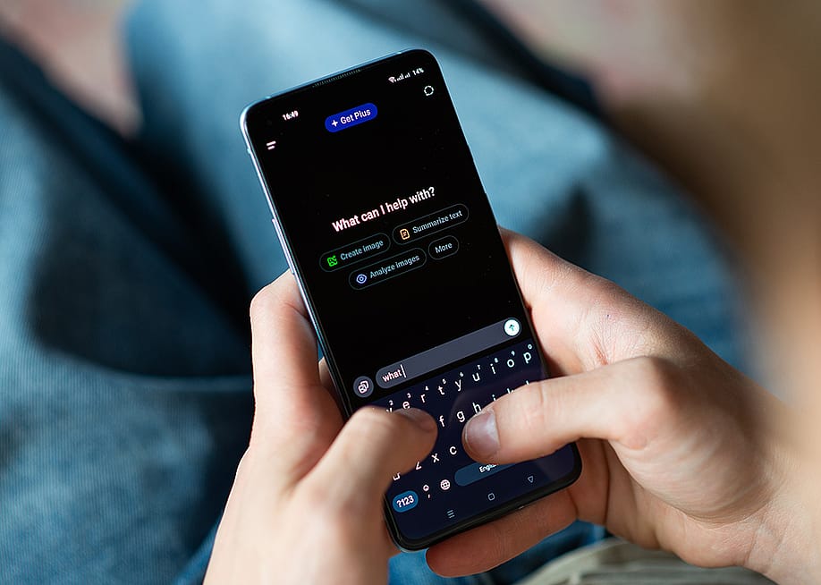 The ChatGPT app on a user's smartphone. — Yarrrrrbright // Shutterstock