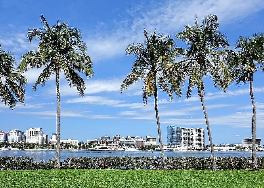 A view of West Palm Beach's skyline in Florida. — Jillian Cain Photography // Shutterstock