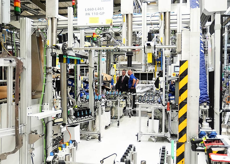 Site visit to Jaguar Land Rover's supplier, Webasto. — Jacob King // PA Images via Getty Images