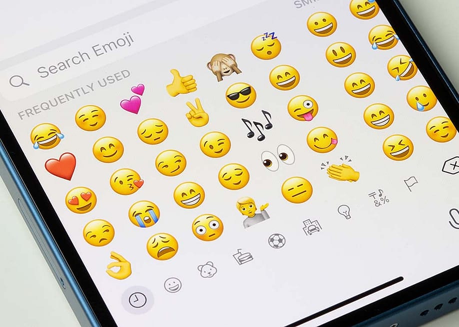 The emoji options in an iPhone keyboard. — Tada Images // Shutterstock