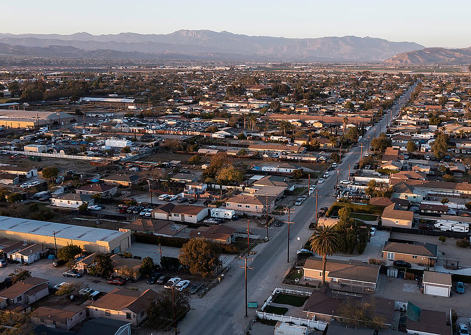 Aerial view of a residential area in Oxnard, California. — Matt Gush // Shutterstock
