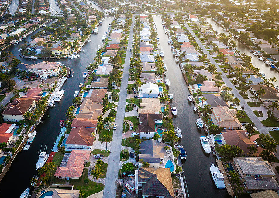 An aerial view of Fort Lauderdale in Florida. — FotosForTheFuture // Shutterstock