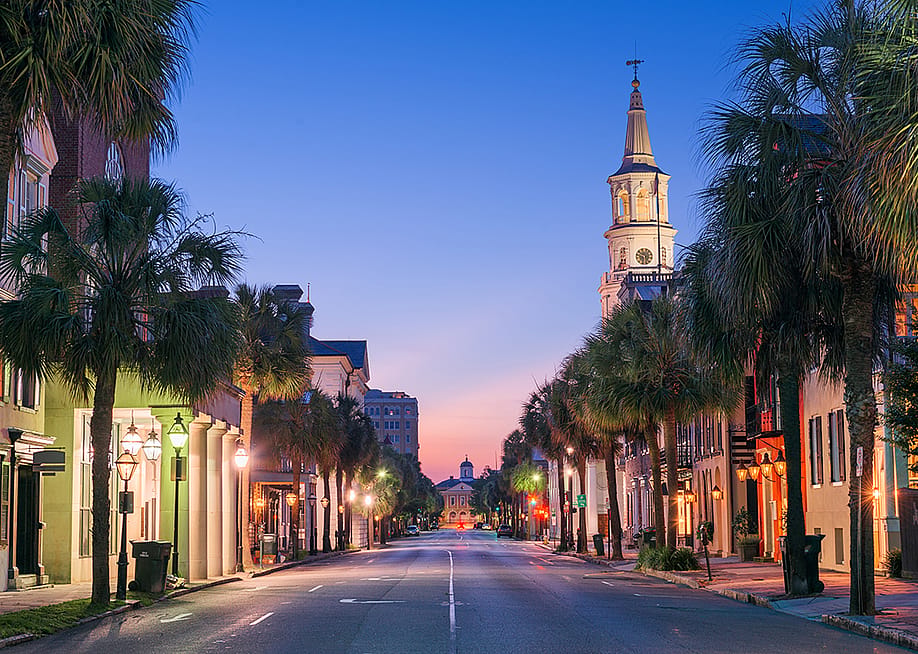 A view of the French Quarter section in Charleston, South Carolina. — Sean Pavone // Shutterstock