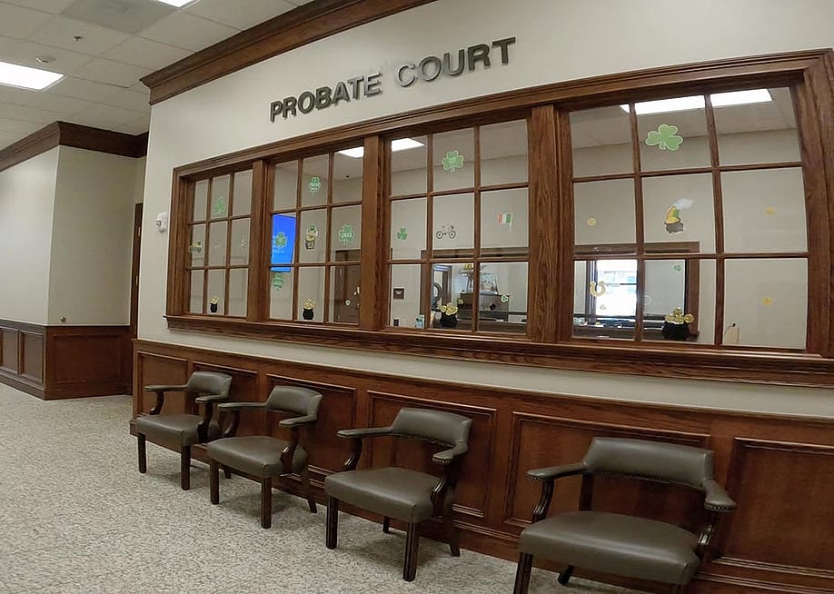 Interior of a probate court in Burke County Courthouse in North Carolina. — Billy F Blume Jr // Shutterstock